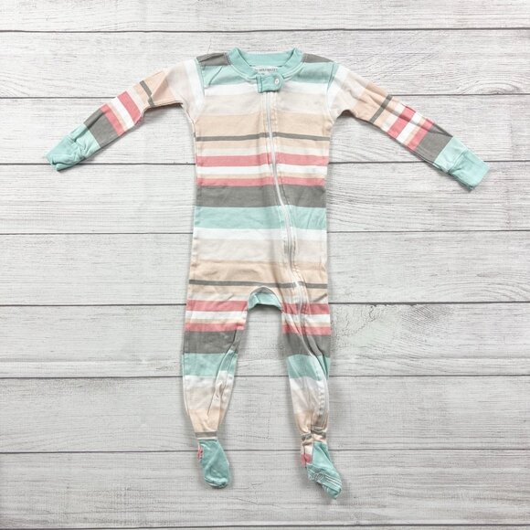 Burt’s Bees Baby Striped Pajamas - Picture 1 of 3